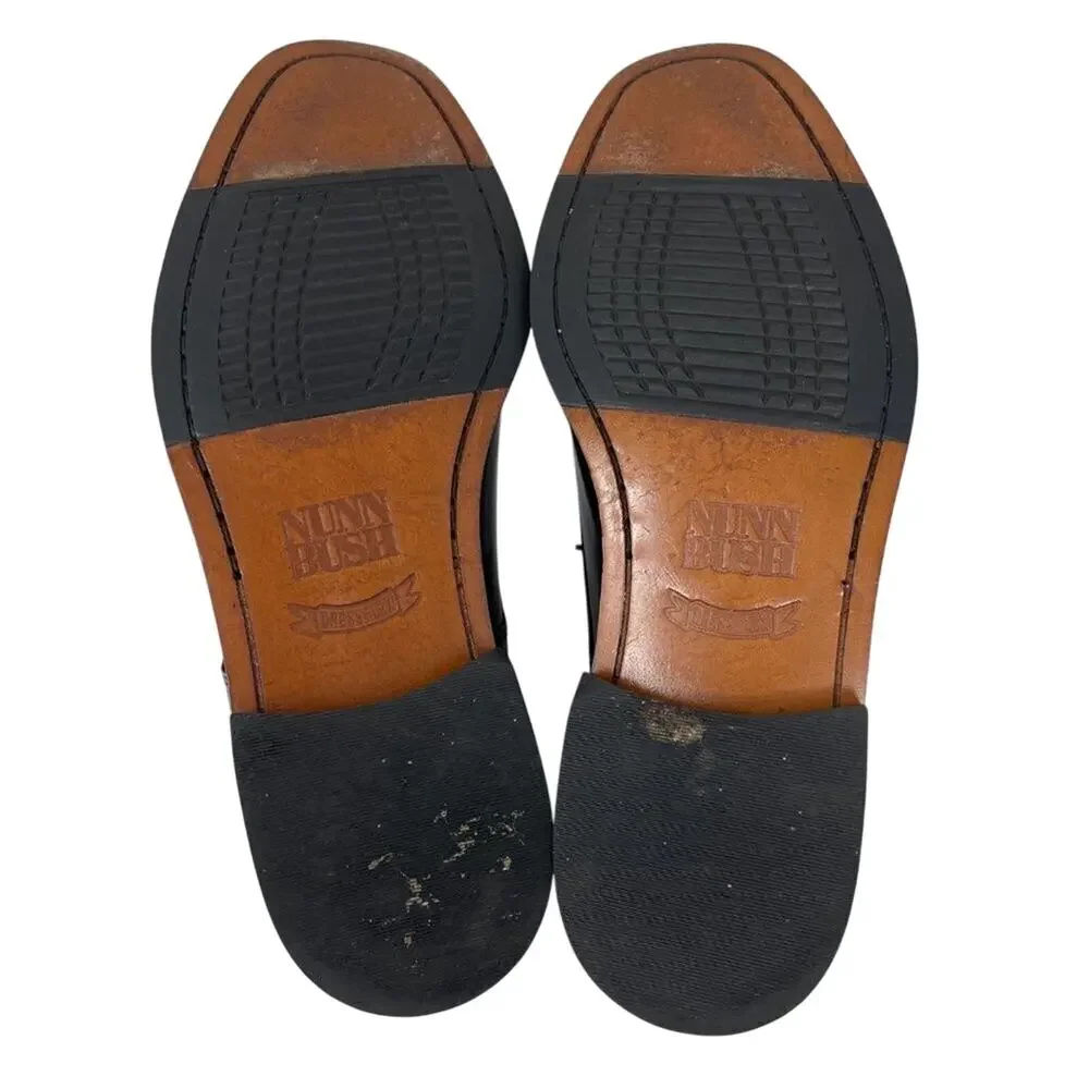 Nunn Bush Dress Flex Black Oxfords Size 9 1/2